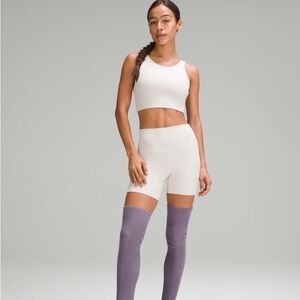 Lululemon Evolution Leg Warmer/Purple Ash/ Wool-Blend/ One Size